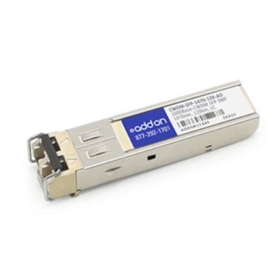 AddOn Computer Products SFP 10GCWER 47 AO MRV SFP 10GCWER 47 Compatible TAA compliant 10GBase CWDM SFP Transceiver SMF 1470nm 40km LC DOM