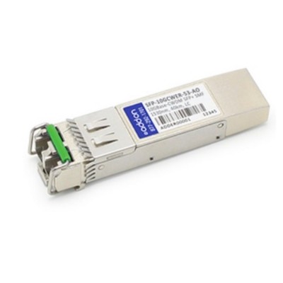 AddOn Computer Products SFP 10GCWER 53 AO MRV SFP 10GCWER 53 Compatible TAA compliant 10GBase CWDM SFP Transceiver SMF 1530nm 40km LC DOM