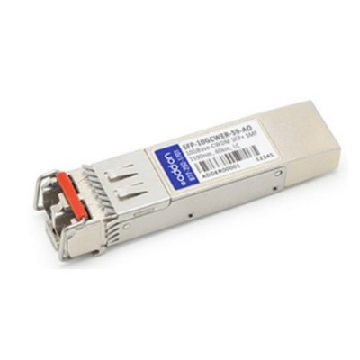 AddOn Computer Products SFP 10GCWER 59 AO MRV SFP 10GCWER 59 Compatible TAA compliant 10GBase CWDM SFP Transceiver SMF 1590nm 40km LC DOM