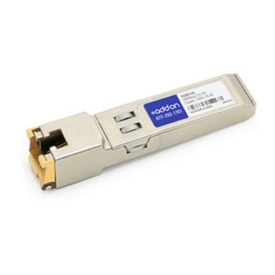 AddOn Computer Products X3369 AO Dell X3369 Compatible TAA compliant 10 100 1000Base TX SFP Transceiver Copper 100m RJ 45