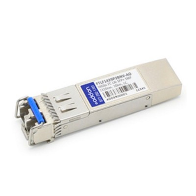 AddOn Computer Products FTLF1429P3BNV AO Finisar FTLF1429P3BNV Compatible TAA compliant 16Gbs Fibre Channel LW SFP Transceiver SMF 1310nm 10km LC