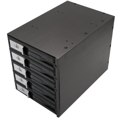 Syba Multimedia SY-MRA35031 3.5” 5-BAY SATA/SAS HDD INTERNAL ENCLOSURE Syba Multimedia SY-MRA35031 3.5” 5-BAY SATA/SAS HDD INTERNAL ENCLOSURE