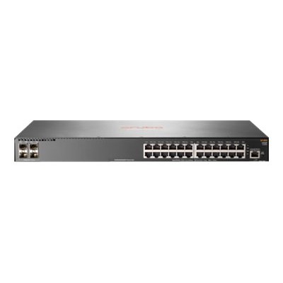 Hewlett Packard Enterprise JL253A ABA Aruba 2930F 24G 4SFP Switch L3 managed 24 x 10 100 1000 4 x 1 Gigabit 10 Gigabit SFP uplink rack mountab