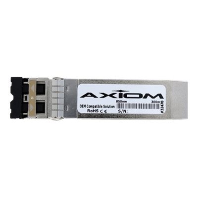 Axiom Memory AXG93992 SFP transceiver module equivalent to Juniper SRX SFP 10GE LR 10 Gigabit Ethernet 10GBase LR LC single mode up to 6.2 miles 1