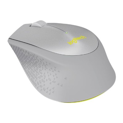 Logitech 910-004908 M330 SILENT PLUS - Mouse - optical - 3 buttons - wireless - 2.4 GHz - USB wireless receiver - gray yellow Logitech 910-004908 M330 SILENT PLUS - Mouse - optical - 3 buttons - wireless - 2.4 GHz - USB wireless receiver - gray yellow