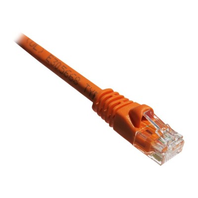 Axiom Memory AXG94319 Patch cable RJ 45 M to RJ 45 M 15 ft UTP CAT 6 molded snagless stranded orange