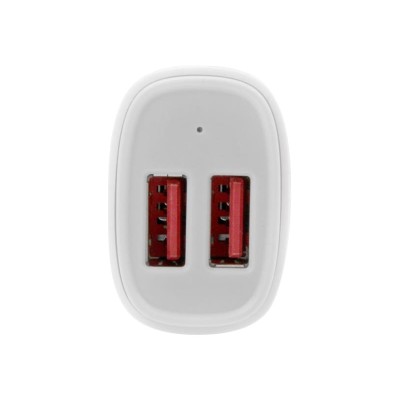 StarTech.com USB2PCARWHS Dual Port USB Car Charger - High Power 24W/4.8A - White - 2-Port USB Car Charger - Charge two tablets at once StarTech.com USB2PCARWHS Dual Port USB Car Charger - High Power 24W/4.8A - White - 2-Port USB Car Charger - Charge two tablets at once