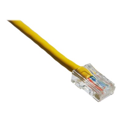 Axiom Memory AXG96045 Patch cable RJ 45 M to RJ 45 M 100 ft UTP CAT 6 stranded yellow