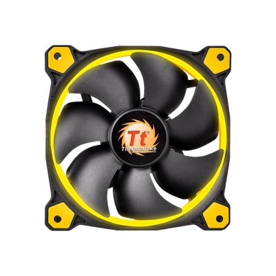 ThermalTake CL F038 PL12YL A Riing 12 LED Case fan 120 mm
