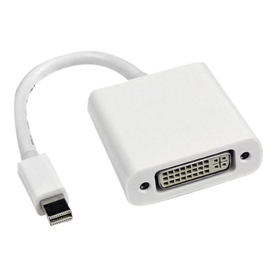 Axiom Memory MDPMDVIF-AX Display adapter - Mini DisplayPort (M) to DVI-D (F) - 4 in - white Axiom Memory MDPMDVIF-AX Display adapter - Mini DisplayPort (M) to DVI-D (F) - 4 in - white