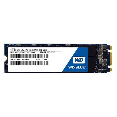 WD WDS100T1B0B 1TB Blue Solid State Drive - M.2 WD WDS100T1B0B 1TB Blue Solid State Drive - M.2