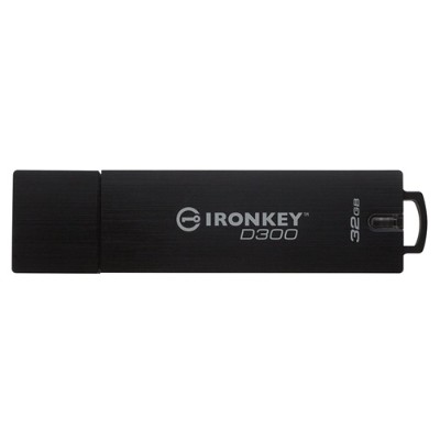 Kingston IKD300/32GB 32GB IronKey D300 Encrypted USB 3.0 FIPS Level 3 Kingston IKD300/32GB 32GB IronKey D300 Encrypted USB 3.0 FIPS Level 3