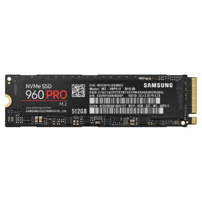 Samsung MZ-V6P512BW SSD 960 PRO NVMe 512GB for Business Samsung MZ-V6P512BW SSD 960 PRO NVMe 512GB for Business