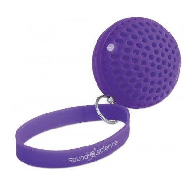 Manhattan 162326 Sound Science Atom Glowing Bluetooth Speaker - Purple Manhattan 162326 Sound Science Atom Glowing Bluetooth Speaker - Purple