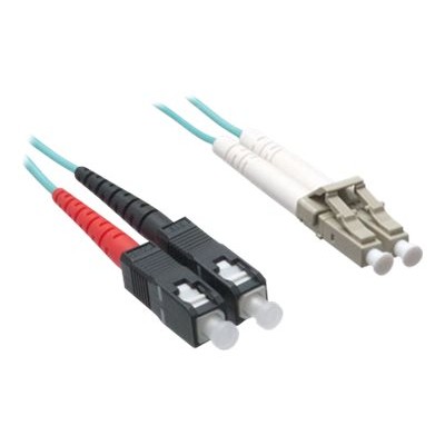 Axiom Memory LCSC10GA-70M-AX Network cable - LC multi-mode (M) to SC multi-mode (M) - 230 ft - fiber optic - 50 / 125 micron - OM3 - riser - aqua Axiom Memory LCSC10GA-70M-AX Network cable - LC multi-mode (M) to SC multi-mode (M) - 230 ft - fiber optic - 50 / 125 micron - OM3 - riser - aqua