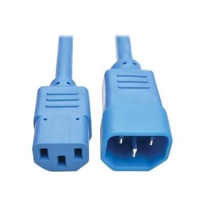 TrippLite P005-006-ABL 6ft Heavy Duty Power Extension Cord 15A 14 AWG C14 C13 Blue 6' - Power extension cable - IEC 60320 C14 to IEC 60320 C13 - 6 ft - blue TrippLite P005-006-ABL 6ft Heavy Duty Power Extension Cord 15A 14 AWG C14 C13 Blue 6' - Power extension cable - IEC 60320 C14 to IEC 60320 C13 - 6 ft - blue