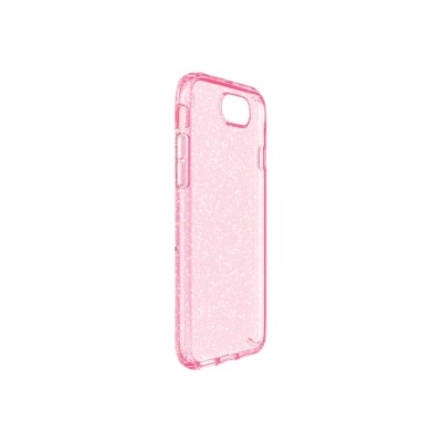 Speck Products 79983 5978 Presidio clear glitter iPhone 7 Back cover for cell phone polycarbonate rose pink with gold glitter for Apple iPhone 7