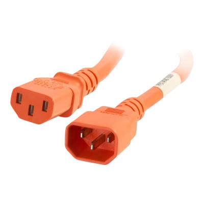 Cables To Go 17524 Power cable - IEC 60320 C14 to IEC 60320 C13 - 250 V - 15 A - 1 ft - orange Cables To Go 17524 Power cable - IEC 60320 C14 to IEC 60320 C13 - 250 V - 15 A - 1 ft - orange