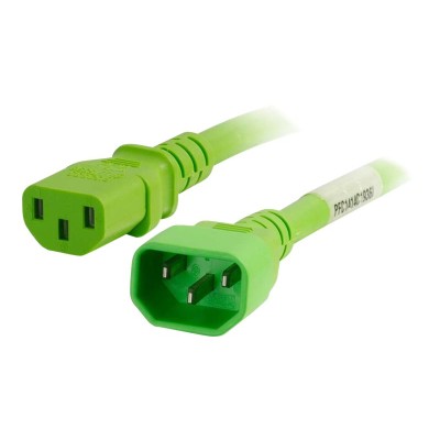 Cables To Go 17477 Power cable - IEC 60320 C14 to IEC 60320 C13 - 250 V - 10 A - 1 ft - green Cables To Go 17477 Power cable - IEC 60320 C14 to IEC 60320 C13 - 250 V - 10 A - 1 ft - green