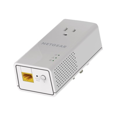 NetGear PLP1000-100PAS Powerline PL1000 + Extra Outlet - Bridge - GigE HomePlug AV (HPAV) 2.0 IEEE 1901 - wall-pluggable (pack of 2) NetGear PLP1000-100PAS Powerline PL1000 + Extra Outlet - Bridge - GigE HomePlug AV (HPAV) 2.0 IEEE 1901 - wall-pluggable (pack of 2)