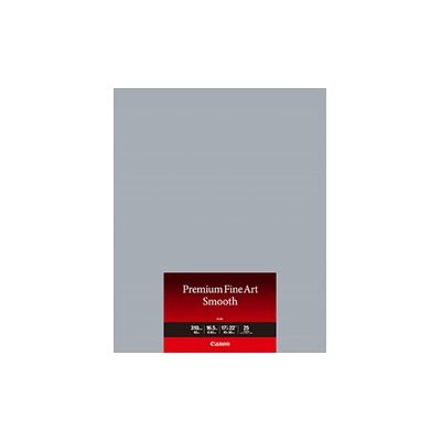 Canon 1711C005 Premium Fine Art Smooth FA-SM1 - Smooth - 16.5 mil - 17 in x 22 in - 310 g/m² - 25 sheet(s) photo paper - for imagePROGRAF PRO-1000 Canon 1711C005 Premium Fine Art Smooth FA-SM1 - Smooth - 16.5 mil - 17 in x 22 in - 310 g/m² - 25 sheet(s) photo paper - for imagePROGRAF PRO-1000