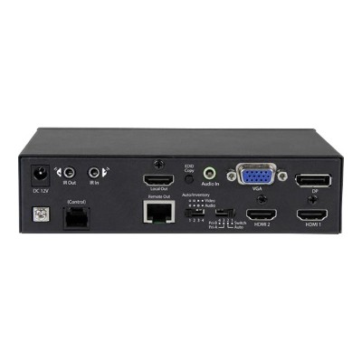 Startech Stdhvhdbt Multi-input Hdbaset Extender With Built-in Switch - Displayport Vga And Hdmi Over Cat5 Or Cat6 - Up To 4k
