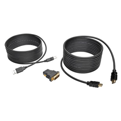 TrippLite P782-015-DH HDMI/DVI/USB KVM Cable Kit 15 ft. TrippLite P782-015-DH HDMI/DVI/USB KVM Cable Kit 15 ft.