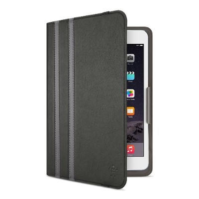 Belkin F7N324BTC00 Twin Stripe - Flip cover for tablet - blacktop gravel Belkin F7N324BTC00 Twin Stripe - Flip cover for tablet - blacktop gravel