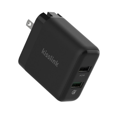 Keewifi KW3210 30W Dual USB Smart Wall Charger - Quick Charge 3.0 Keewifi KW3210 30W Dual USB Smart Wall Charger - Quick Charge 3.0