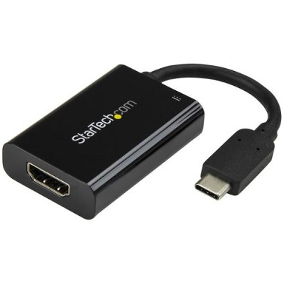 StarTech.com CDP2HDUCP USB C to HDMI Adapter with USB Power Delivery USB Type C to HDMI Converter for Computers with USB C USB Type C