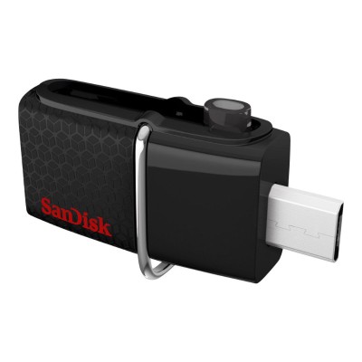 Sandisk SDDD2-016G-A46 Ultra Dual - USB flash drive - 16 GB - USB 3.0 / micro USB Sandisk SDDD2-016G-A46 Ultra Dual - USB flash drive - 16 GB - USB 3.0 / micro USB