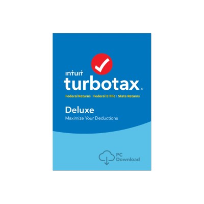 Intuit 428970 TurboTax Deluxe for Tax Year 2016 - Box pack - 1 user - CD - U.S. Federal only - Win Mac - with E-file 2016 + State 2016 Intuit 428970 TurboTax Deluxe for Tax Year 2016 - Box pack - 1 user - CD - U.S. Federal only - Win Mac - with E-file 2016 + State 2016