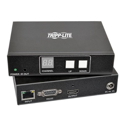 TrippLite B160-101-HDSI HDMI/DVI Audio/Video with RS-232 Serial and IR Control over IP Extender Kit TrippLite B160-101-HDSI HDMI/DVI Audio/Video with RS-232 Serial and IR Control over IP Extender Kit