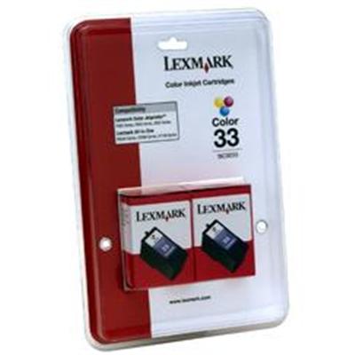 Twin Pack #33 Color Print Cartridge