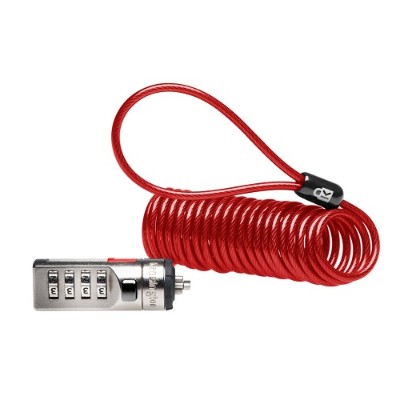 Kensington 64671 Portable Combination Laptop Locks - Red Kensington 64671 Portable Combination Laptop Locks - Red