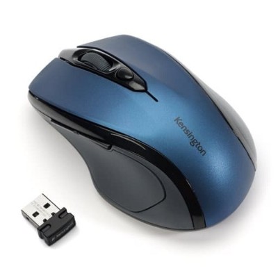 Kensington 72421 Pro Fit Wireless Mid-Size Mouse - Sapphire Blue Kensington 72421 Pro Fit Wireless Mid-Size Mouse - Sapphire Blue