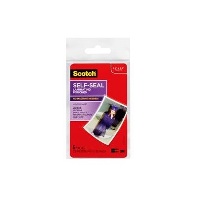3M PL903G Scotch 5 pack self seal glossy laminating pouches for Scotch TL 901 TL902VP PRO TL1306 TL906