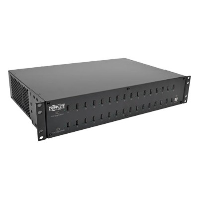 TrippLite U280-032-RM 32-Port USB Charging Station with Syncing 5V 80A (400W) USB Charger Output 2U Rack-Mount TrippLite U280-032-RM 32-Port USB Charging Station with Syncing 5V 80A (400W) USB Charger Output 2U Rack-Mount