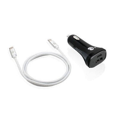 Iogear GPAC3C12KIT USB C Car Charger and USB C Cable