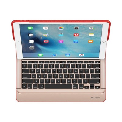 Logitech 920-007775 CREATE - Keyboard and folio case - Apple Smart connector - gold keyboard red case - for Apple 12.9-inch iPad Pro Logitech 920-007775 CREATE - Keyboard and folio case - Apple Smart connector - gold keyboard red case - for Apple 12.9-inch iPad Pro