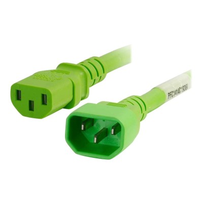 Cables To Go 17507 Power cable - IEC 60320 C14 to IEC 60320 C13 - 250 V - 10 A - 0.7 in - green Cables To Go 17507 Power cable - IEC 60320 C14 to IEC 60320 C13 - 250 V - 10 A - 0.7 in - green