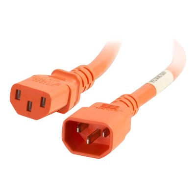 Cables To Go 17554 Power cable - IEC 60320 C14 to IEC 60320 C13 - 250 V - 15 A - 0.7 in - orange Cables To Go 17554 Power cable - IEC 60320 C14 to IEC 60320 C13 - 250 V - 15 A - 0.7 in - orange