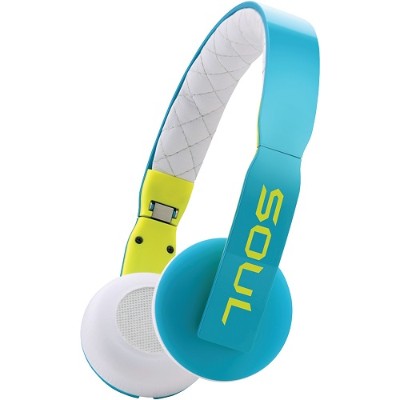 Soul by Ludacris 81971074 Loop On-Ear Headphones with Microphone (Blue/White) Soul by Ludacris 81971074 Loop On-Ear Headphones with Microphone (Blue/White)