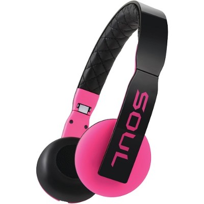 Soul by Ludacris 81971073 Loop On-Ear Headphones with Microphone (Pink/Black) Soul by Ludacris 81971073 Loop On-Ear Headphones with Microphone (Pink/Black)