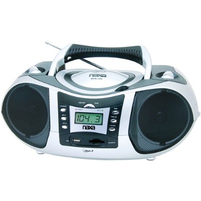 Naxa Electronics NPB-250A Portable MP3 & CD Player with AM/FM Radio Naxa Electronics NPB-250A Portable MP3 & CD Player with AM/FM Radio