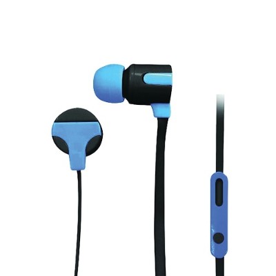 Naxa Electronics NE-939 BLUE ASTRA Isolation Stereo Earphones with Microphone - Blue Naxa Electronics NE-939 BLUE ASTRA Isolation Stereo Earphones with Microphone - Blue
