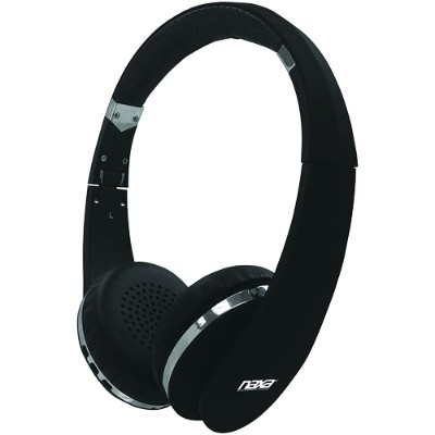 Naxa Electronics NE 941 BLACK NEURALE Bluetooth Wireless Stereo Headphones with Microphone Black