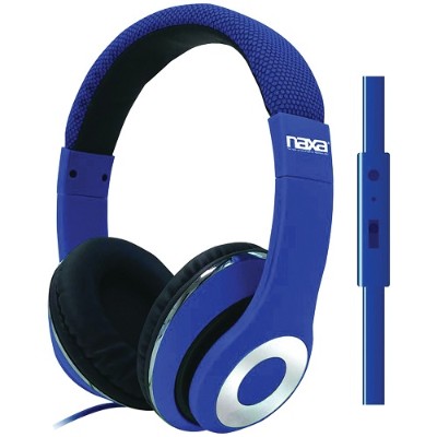 Naxa Electronics NE-943 BLUE BACKSPIN Pro Headphones with Microphone - Blue Naxa Electronics NE-943 BLUE BACKSPIN Pro Headphones with Microphone - Blue