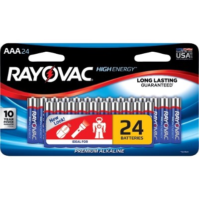 Rayovac 824-24LTJ AAA Alkaline Batteries (24 pk) Rayovac 824-24LTJ AAA Alkaline Batteries (24 pk)