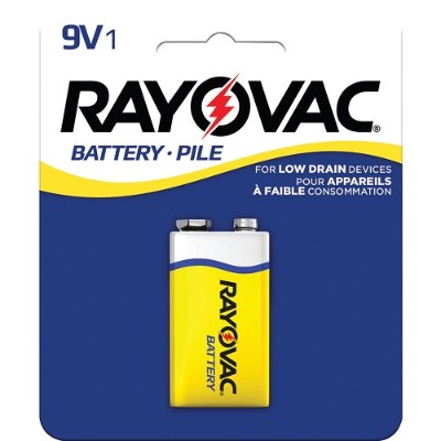 Rayovac D1604-1F Heavy-Duty 9-Volt Battery Rayovac D1604-1F Heavy-Duty 9-Volt Battery